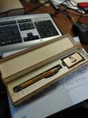 Elegant Wooden Pen and USB Gift Box Laser Cut Vector File