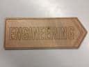 Arquivo Vetorial de Placa de Sinalização Engineering (DXF, AI)