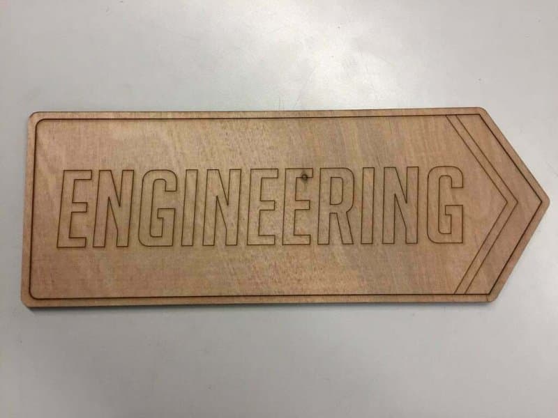 Engineering Directional Arrow Sign Vector File (DXF, AI)