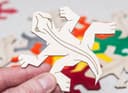 Vector de Teselación de Gecko Estilo Escher para Láser DXF