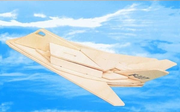 F-117 Nighthawk 3D Puzzle Laser Cut Vector File (DXF)