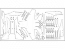 F-15 Fighter Jet 3D Puzzle Laser Cut Vector File (DXF)