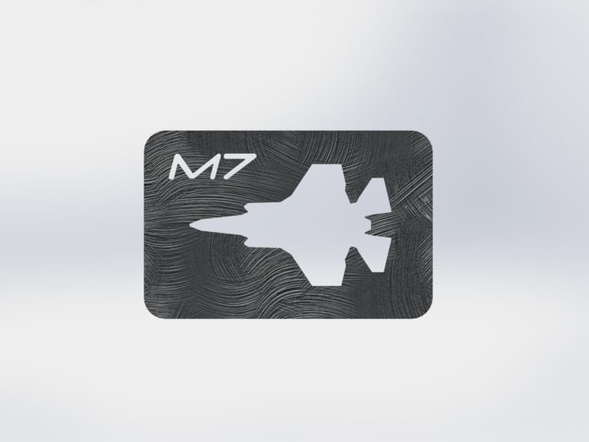 F-35 Fighter Jet Bottle Opener Vector DXF File