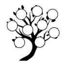 Family Photo Tree Wall Art DXF Laser Cut File