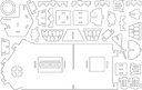 Fantasy Cottage 3D Puzzle Laser Cut Vector DXF Plan
