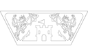 Diseño Vectorial de Panel de Dragón y Castillo DXF