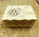 Festive Christmas Gift Box Laser Cut Vector Design DXF