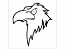 Diseño Vectorial de Cabeza de Águila para Corte Láser DXF