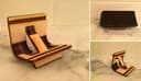 Flexible Wooden Phone Stand DXF Vector File for Laser Cutting