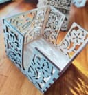 Floral Decorative Napkin Holder Laser Cut Vector File