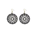 Diseño Vectorial de Pendientes Mandala Floral para Corte Láser