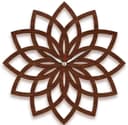 Relógio de Parede Mandala Floral Vetor para Laser Cut