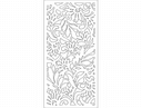Divisor de Ambiente com Padrão Floral Arquivo Vetorial DXF