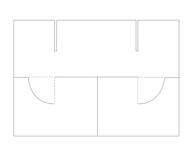 Foldable Cardboard Box Vector Template DXF File