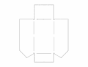 Foldable Metal Bolt Box Template - DXF Vector File