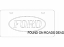 Diseño de Placa Ford Vectorizado Archivo DXF