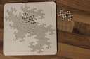 Rompecabezas Fractal Dragon Curve Archivo Vectorial Laser Cut SVG