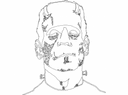 Archivo DXF de Retrato del Monstruo de Frankenstein para Corte Láser