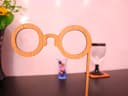 Gafas Redondas Divertidas para Fiestas Prop Vector DXF