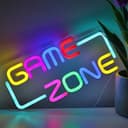 Plantilla Vectorial de Letrero Neón Game Zone para Corte Láser