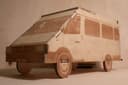 Gazelle Van 3D Puzzle Laser Cut Model Vector File