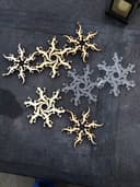 Gecko Snowflake Mandala Laser Cut Vector File
