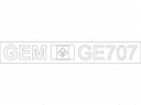 Archivo Vectorial DXF del Logotipo Gemini Sink GE707