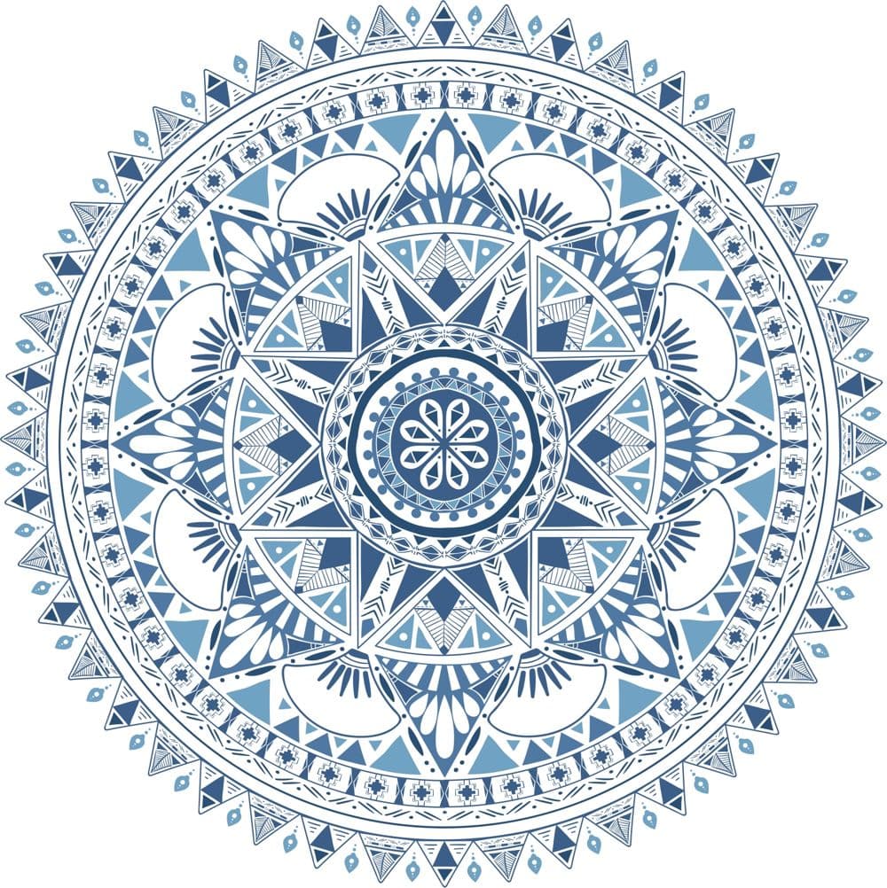 Geometric Boho Mandala Vector Art for Laser Cutting