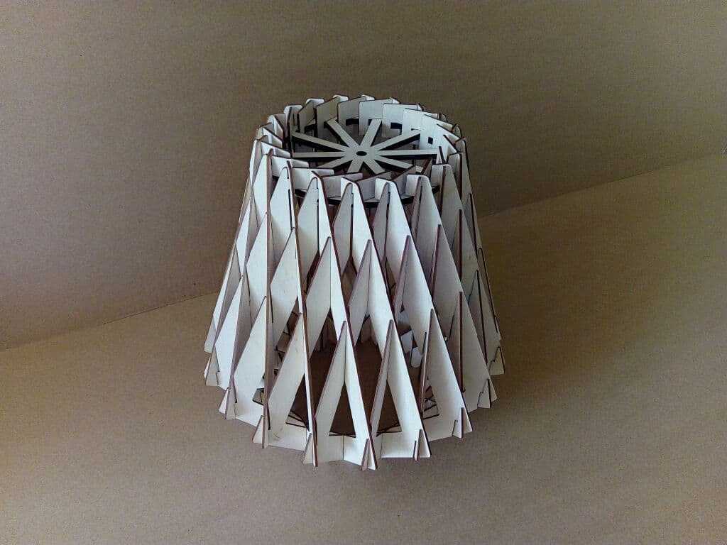 Lustre Geométrico Brilliant 3D Vetor para Corte a Laser (CDR)
