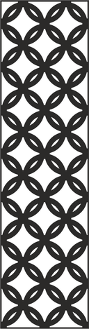 Archivo Vectorial de Panel Decorativo de Celosía Circular