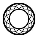 Archivo Vectorial DXF de Mandala Geométrica de Celosía Circular para Corte Láser