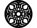 Geometric Circular Mandala Ornament DXF Vector for Laser Cutting