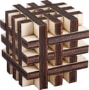 Geometric Criss Cross 3D Puzzle Laser Cut Vector File