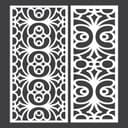 Arquivo Vetor DXF de Painel Decorativo Geométrico