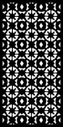 Panel Geométrico Floral en Vector (DXF/SVG)