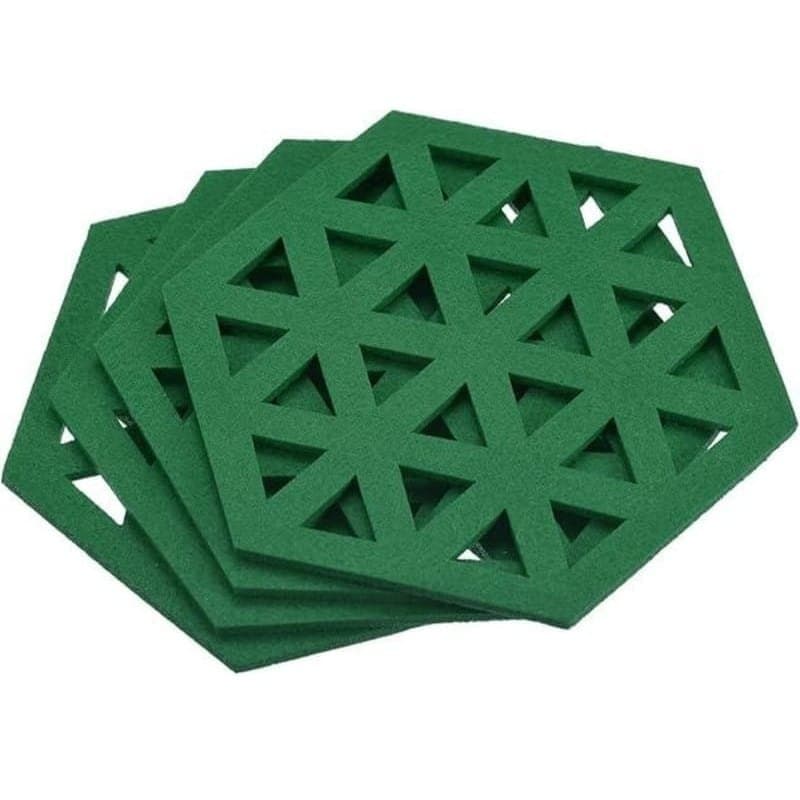 Geometric Hexagon Coaster Set - Laser Cut Vector File (DXF, SVG)