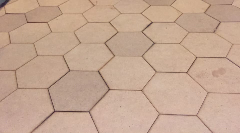 Mosaico de Suelo Hexagonal de Colmena Vector DXF CDR para Láser