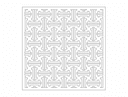 Geometric Interlocking Pattern Vector Design DXF File