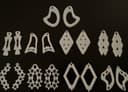 Geometric Laser Cut Earring Collection SVG Vector Files