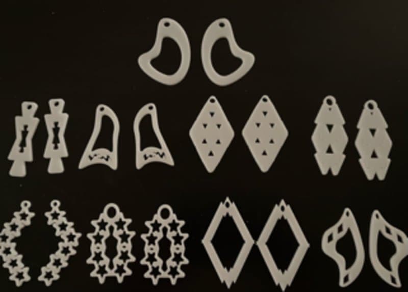 Geometric Laser Cut Earring Collection SVG Vector Files