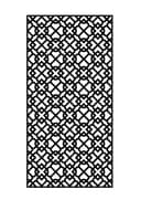 Geometric Lattice Room Divider Vector File for Laser Cutting DXF