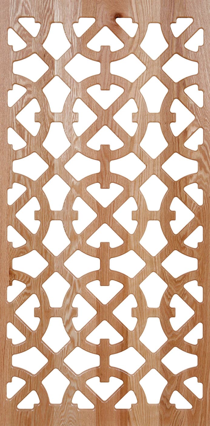Geometric Lattice Room Divider Vector Pattern DXF File