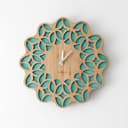 Archivo Vectorial DXF de Reloj de Pared Geométrico de Madera