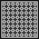 Panel Decorativo Geométrico Estrella Jali Vector Laser