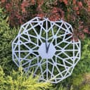 Plantilla de Reloj de Pared Geométrico para Corte Láser