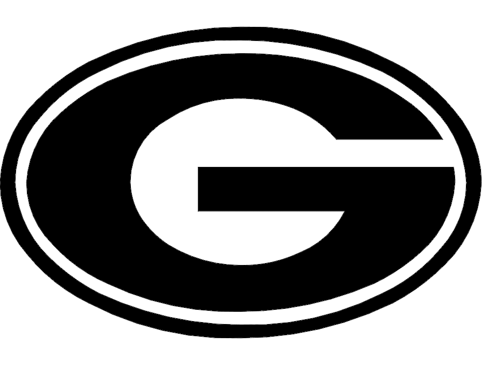 Georgia Bulldogs G Logo Vector File for Laser Cutting