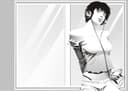 Girl Listening to Music Vector Design for Vinyl and Etching