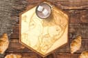 Goddess and Owl Hexagon Tray Laser Cut Vector File