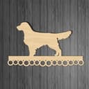Suporte de Medalhas Golden Retriever Arquivo Vetor Laser