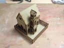 Gothic Church Model 3D Laser Cut Plan SVG File